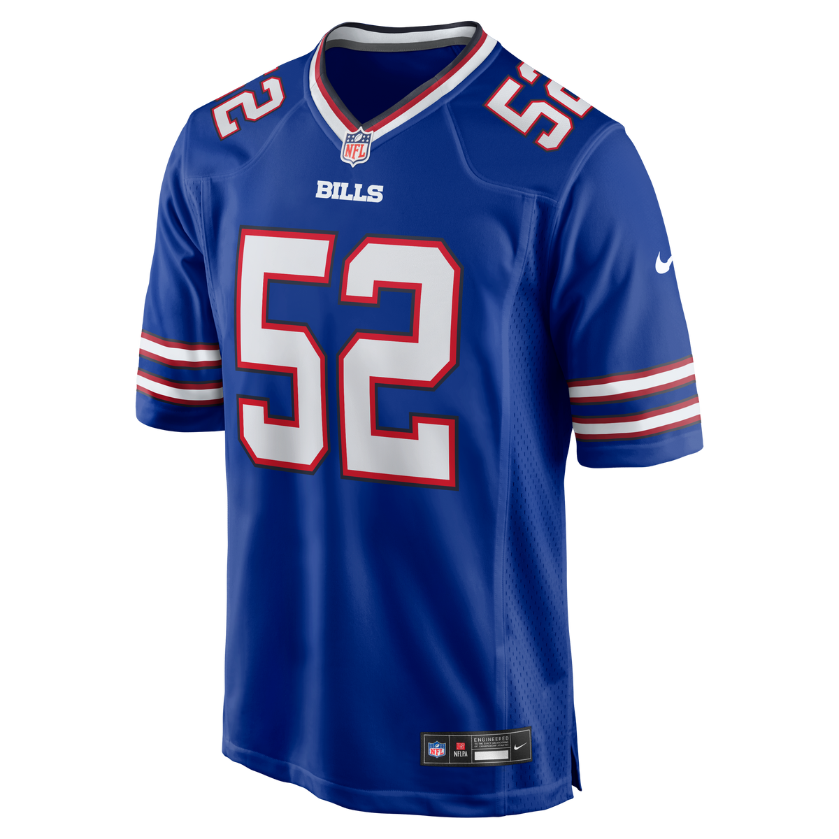 Men's Buffalo Bills Kaleb Elarms-Orr Nike Royal Team Game Jersey