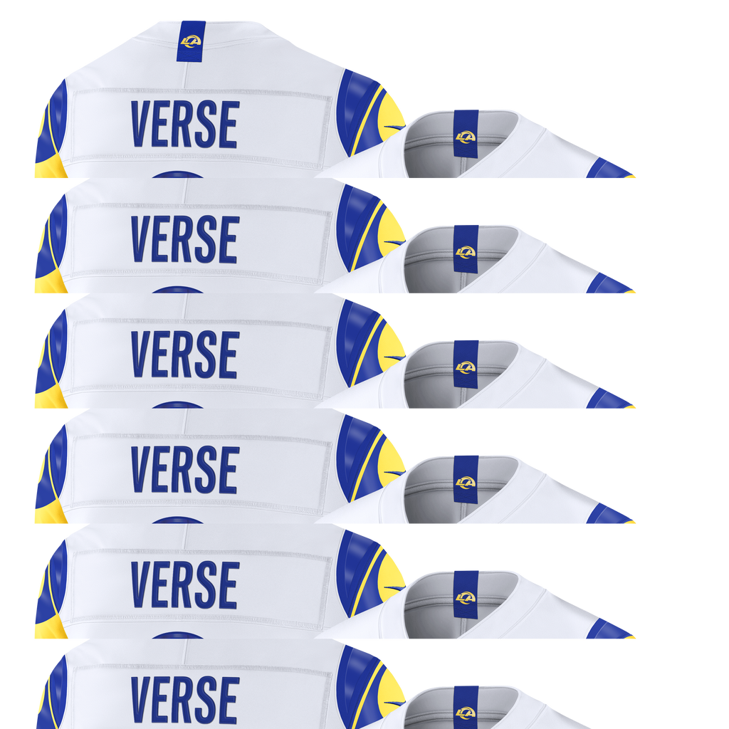 Men's Los Angeles Rams Jared Verse Nike White Vapor F.U.S.E. Stitched Limited Jersey