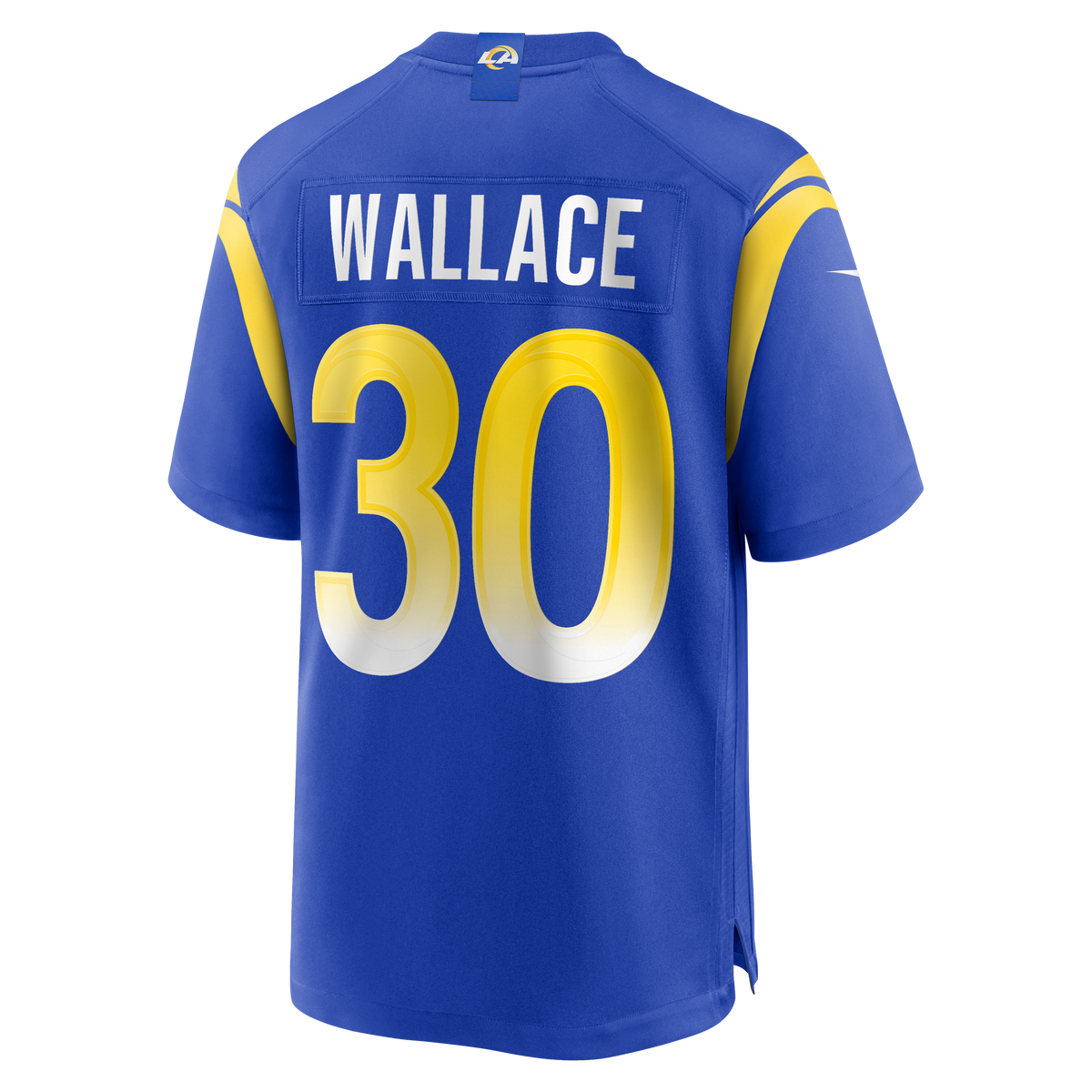 Men's Los Angeles Rams Josh Wallace Nike  Royal Game Jersey