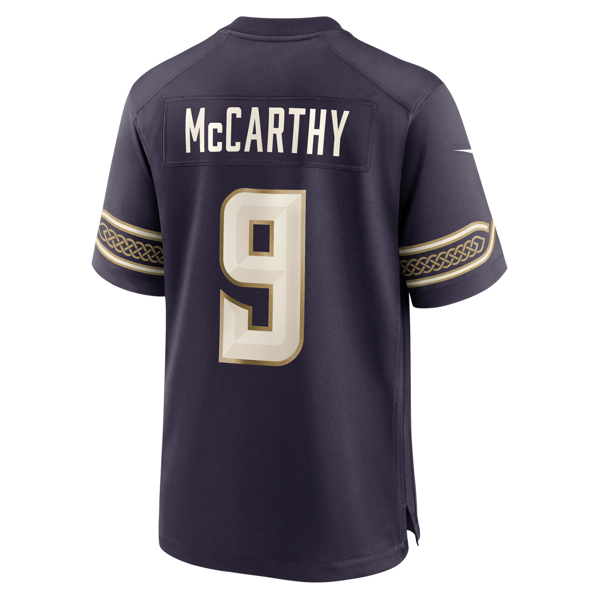 Men's Minnesota Vikings J.J McCarthy Nike Purple 2026 Rivalries Collection Game Jersey