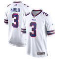 Men's Buffalo Bills Damar Hamlin Nike White  Game Jersey