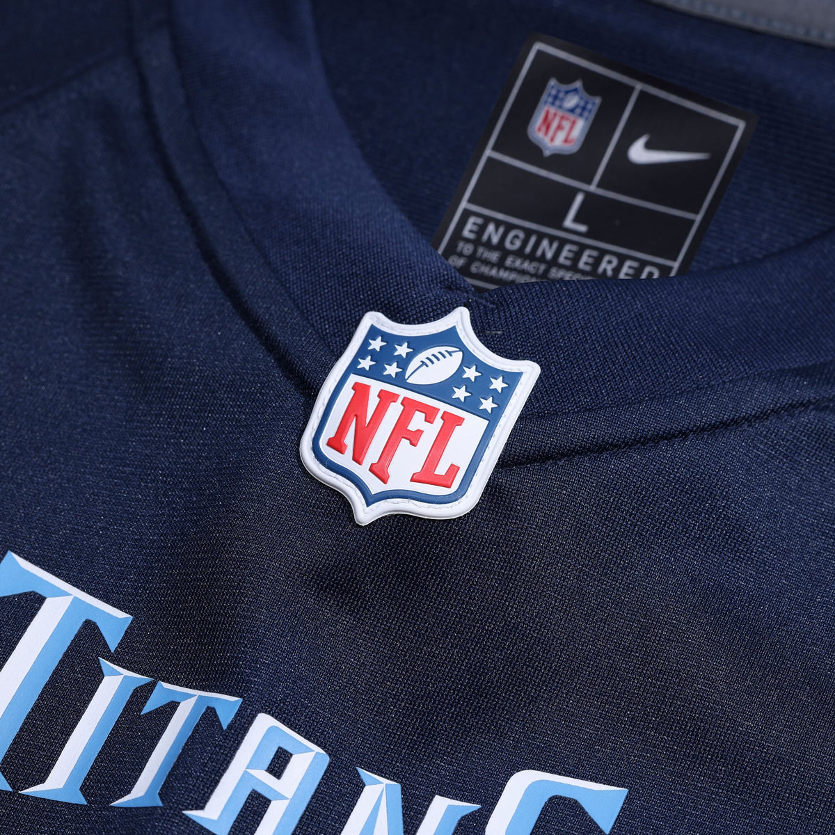 Men's Tennessee Titans Jeffery Simmons Nike  Navy  Game Jersey