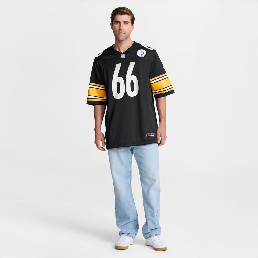 Men's Pittsburgh Steelers Mason McCormick Nike  Black  Game Jersey