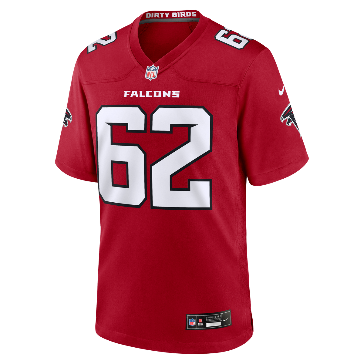 Men's Atlanta Falcons Corey Levin Nike  Red Team Game Jersey