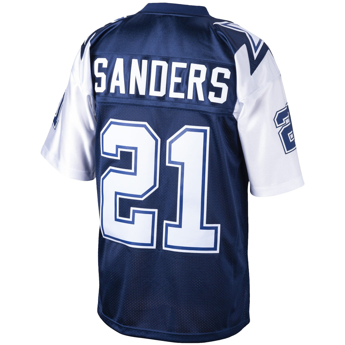 Men's Dallas Cowboys Deion Sanders Mitchell & Ness Navy Big & Tall 1995 Retired Player Replica Jersey