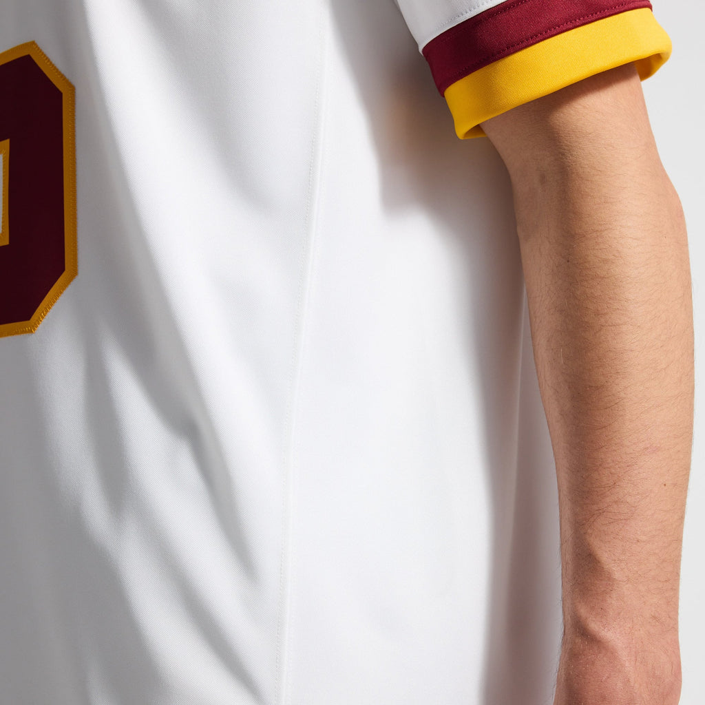 Men's Washington Commanders Jayden Daniels Nike White Vapor F.U.S.E. Stitched Limited Jersey