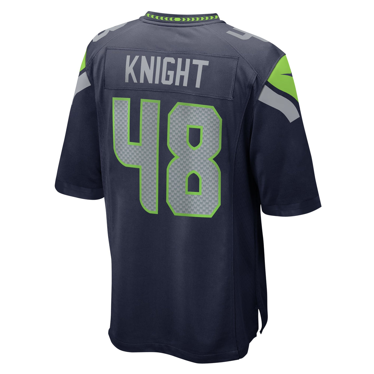 Men's Seattle Seahawks Tyrice Knight Nike  College Navy  Game Jersey