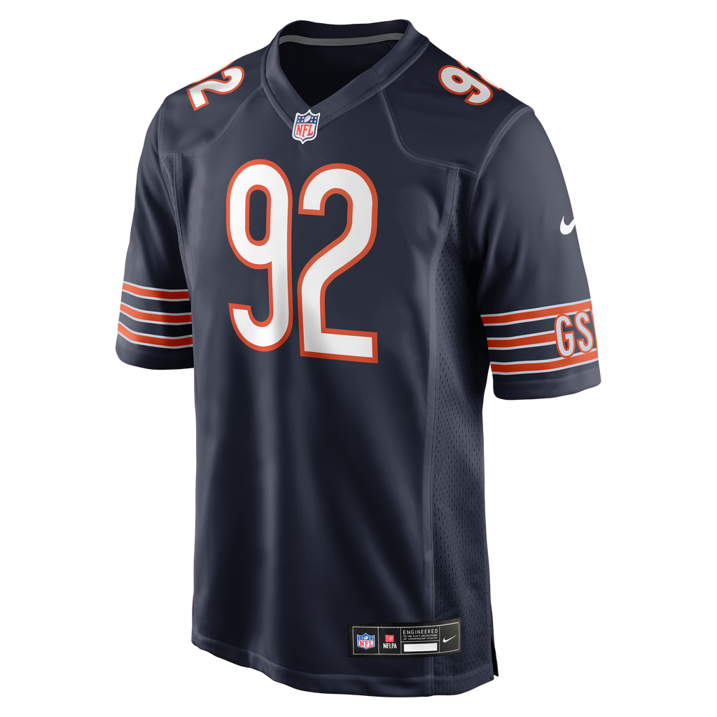 Men's Chicago Bears Daniel Hardy Nike  Navy Team Game Jersey