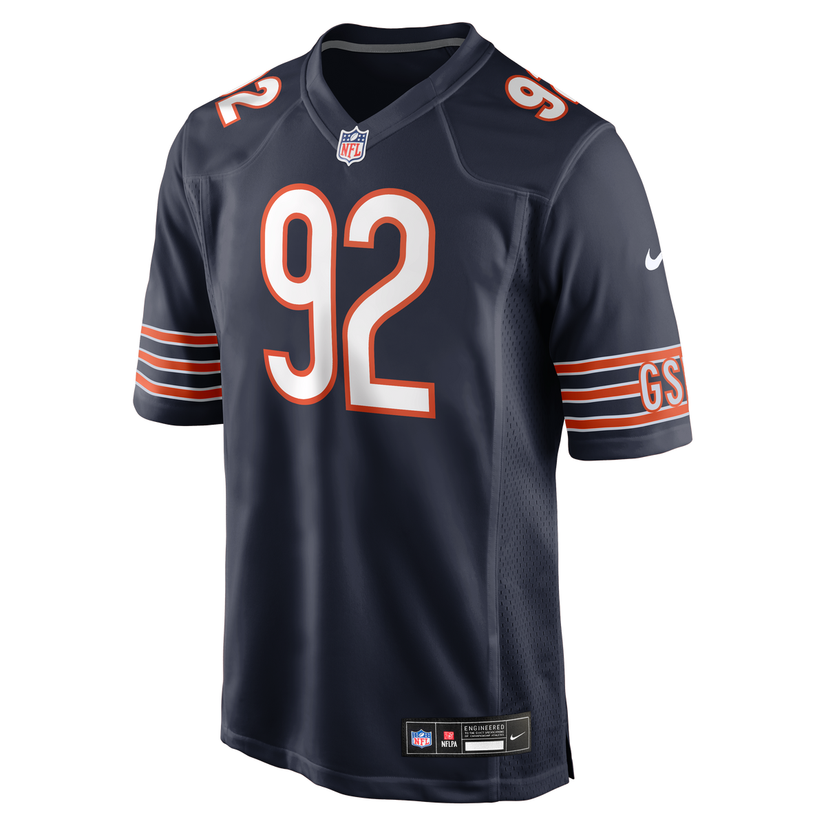 Men's Chicago Bears Daniel Hardy Nike  Navy Team Game Jersey