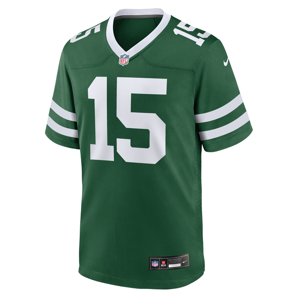 Men's New York Jets Adonai Mitchell Nike Legacy Green Team  Game Jersey