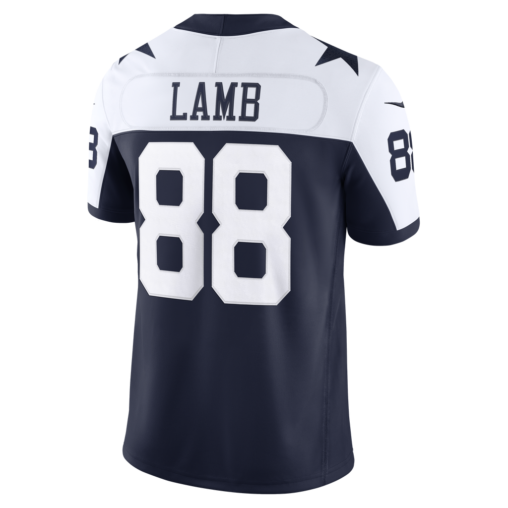 Men's Dallas Cowboys CeeDee Lamb Nike White Vapor F.U.S.E. Stitched Limited Jersey