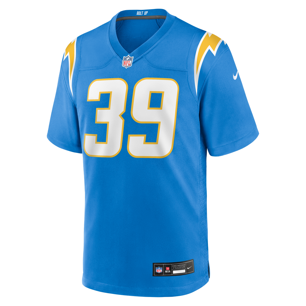 Men's Los Angeles Chargers Eric Rogers Nike  Powder Blue Team Game Jersey