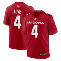 Men's Arizona Cardinals Jeremiyah Love Nike Cardinal Team Game Jersey