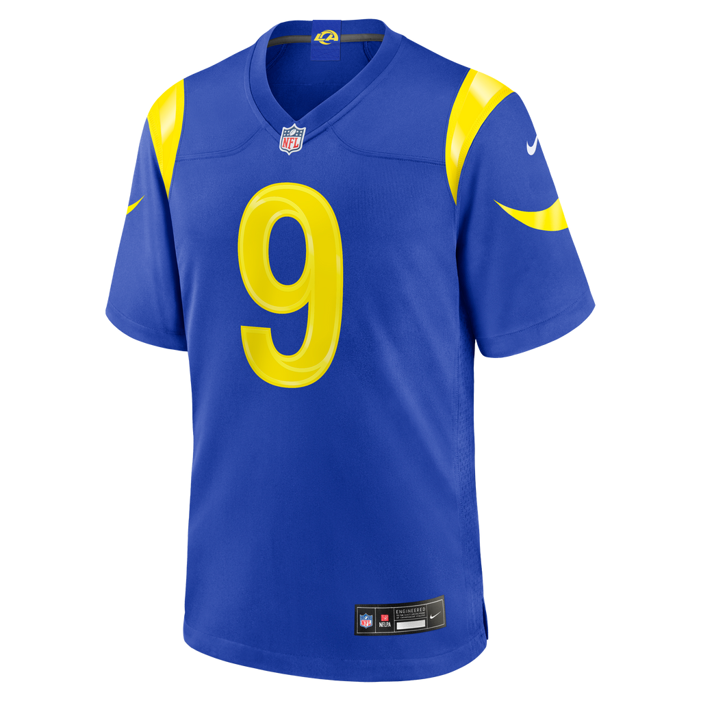 Men's Los Angeles Rams Matthew Stafford Nike Classic Sol Game Jersey