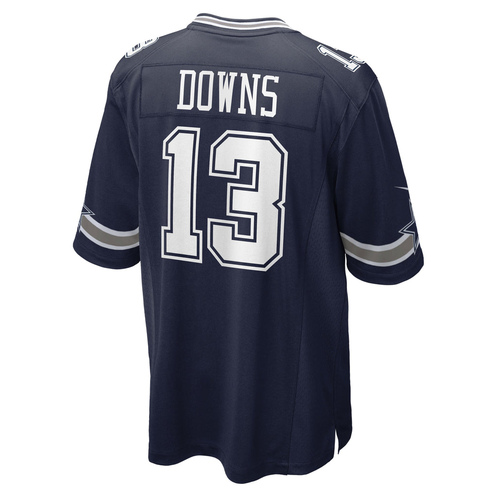 Men's Dallas Cowboys Caleb Downs Nike Navy Team Game Jersey