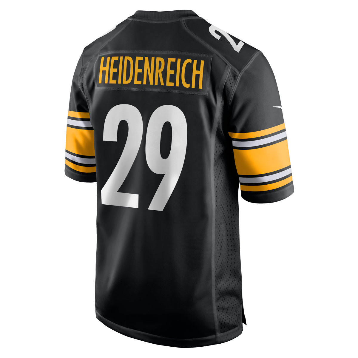 Men's Pittsburgh Steelers Eli Heidenreich Nike Black Team Game Jersey