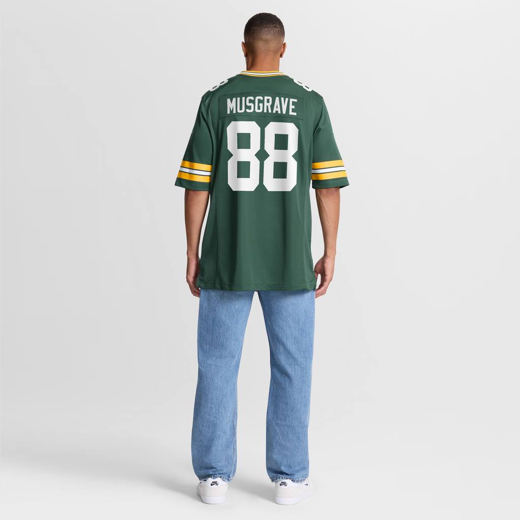 Men's Green Bay Packers Luke Musgrave Nike  Green  Game Jersey