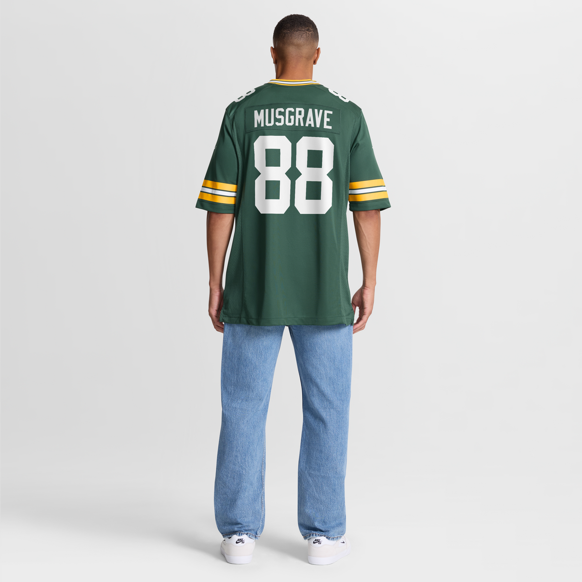 Men's Green Bay Packers Luke Musgrave Nike  Green  Game Jersey
