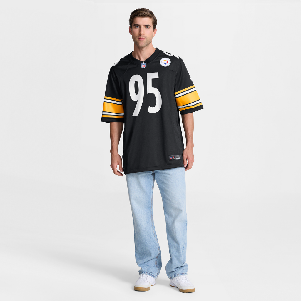 Men's Pittsburgh Steelers Keeanu Benton Nike  Black Team Game Jersey