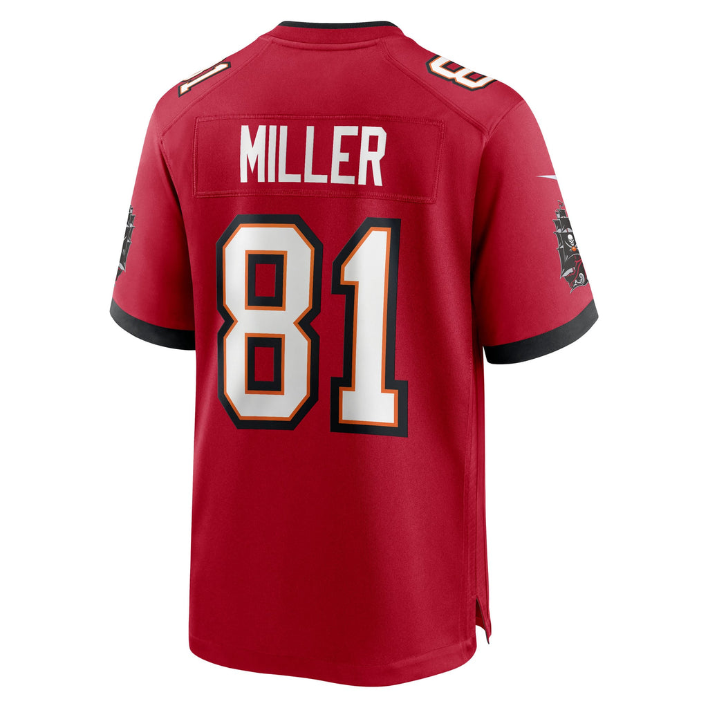 Men's Tampa Bay Buccaneers Ryan Miller Nike  Red Team Game Jersey