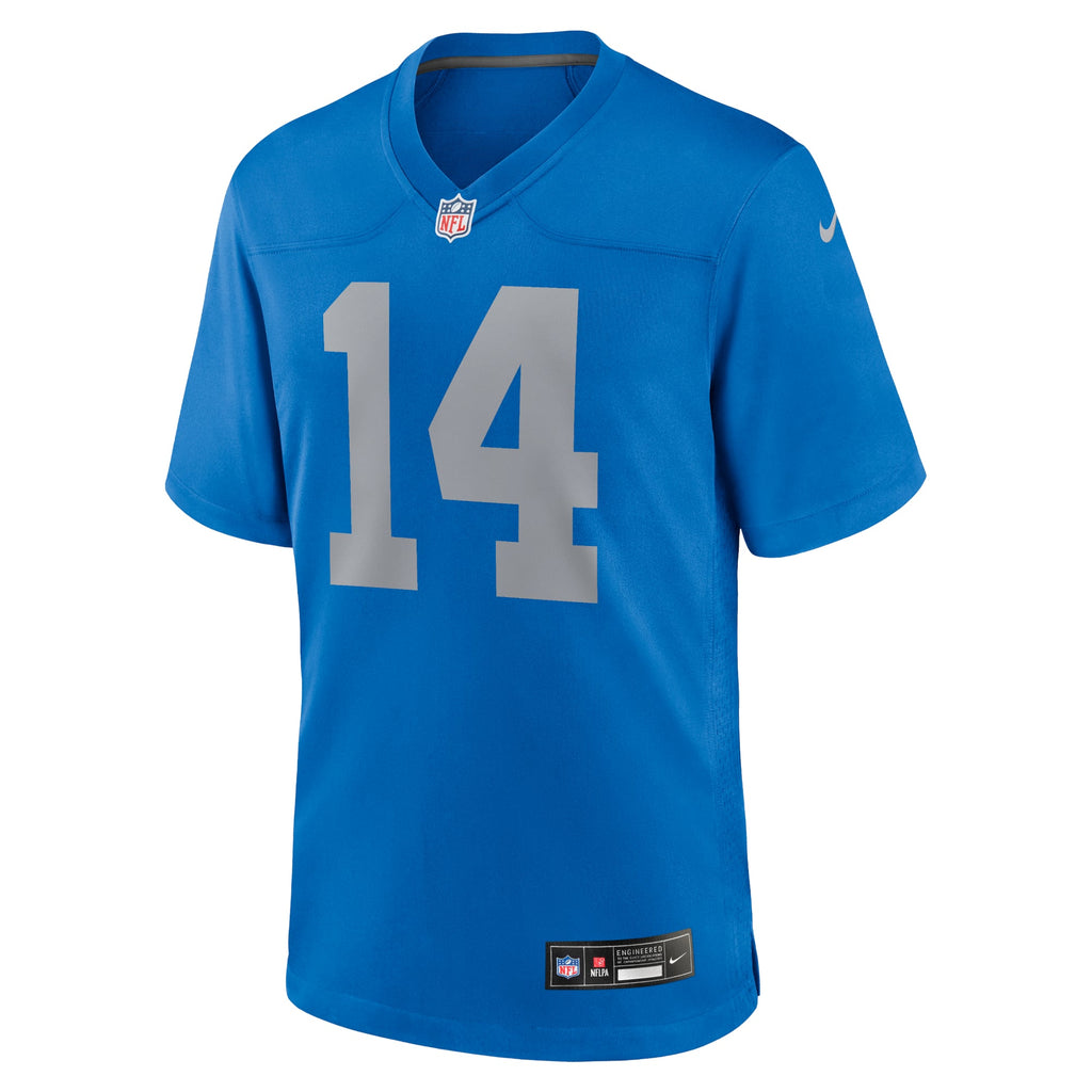 Men's Detroit Lions Amon-Ra St. Brown Nike  Blue Alternate Game Jersey
