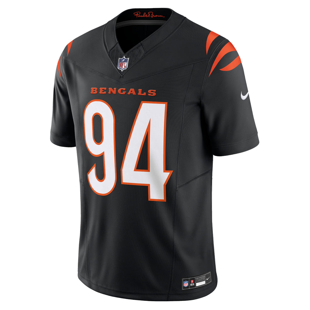 Men's Cincinnati Bengals Sam Hubbard Nike White Vapor F.U.S.E. Limited Jersey