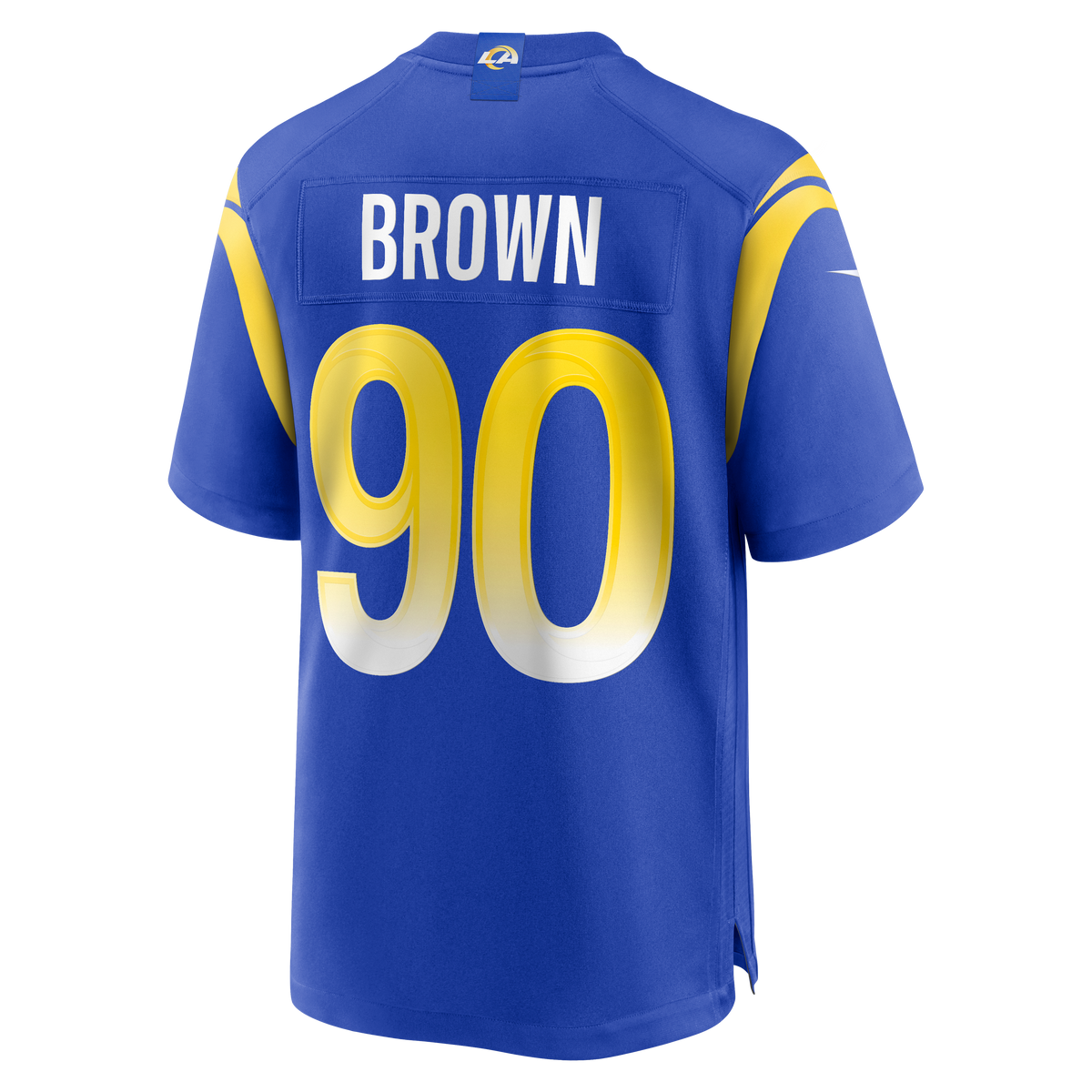 Men's Los Angeles Rams Earnest Brown IV Nike  Royal Team Game Jersey