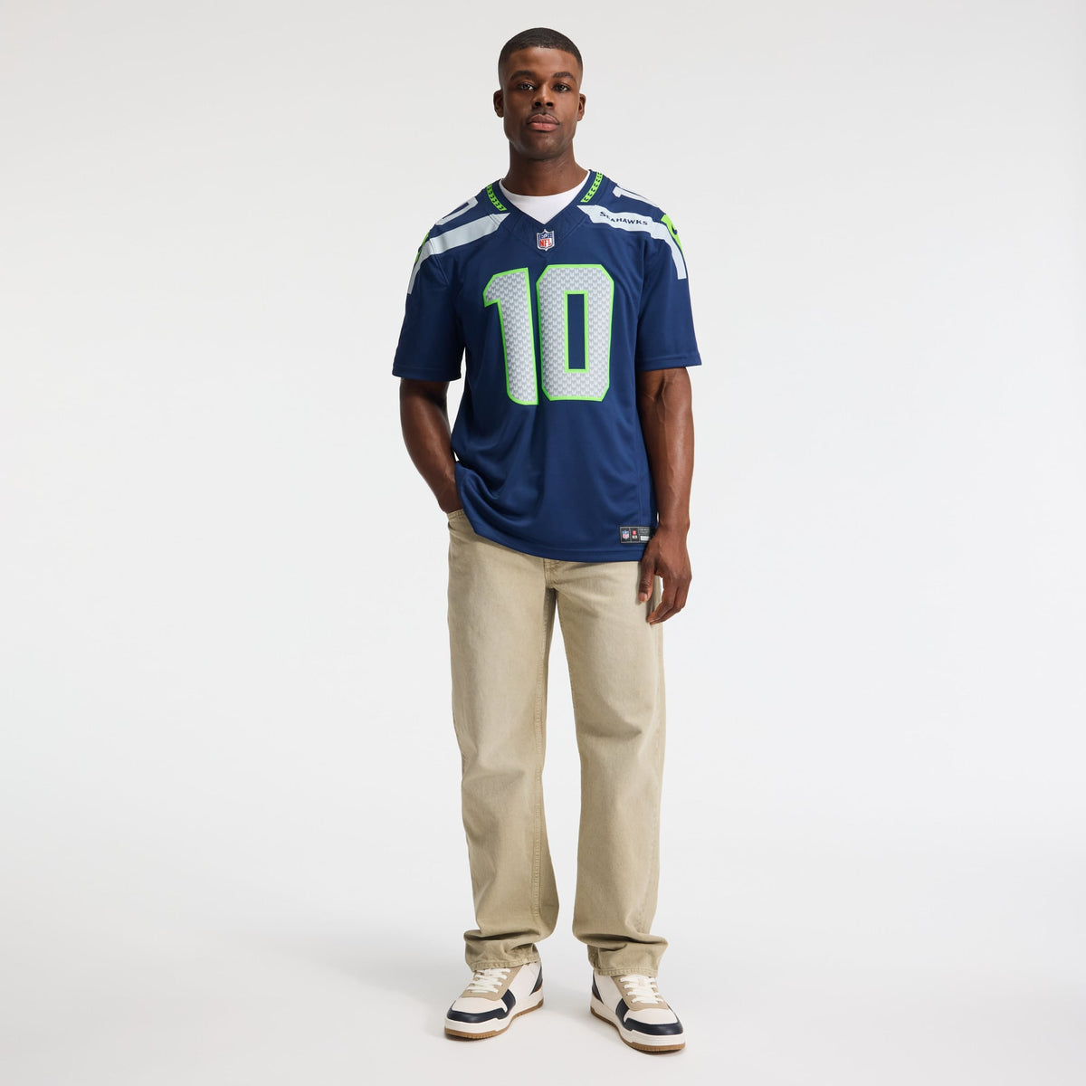 Men's Seattle Seahawks Cooper Kupp Nike College Navy Team Vapor F.U.S.E. Stitched Limited Jersey