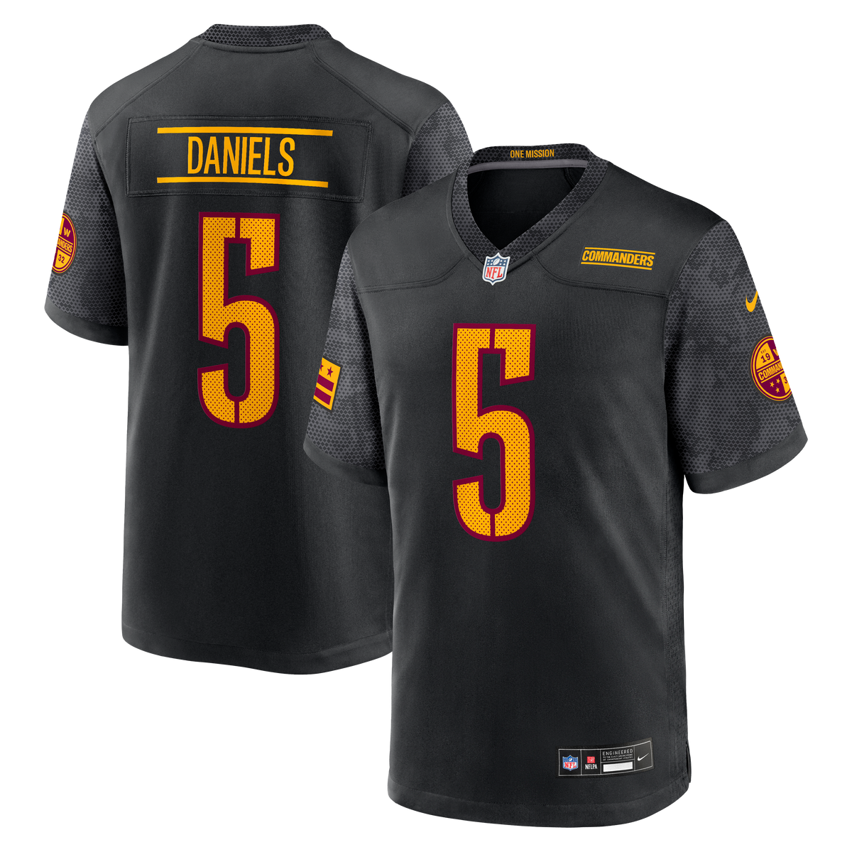 Men's Washington Commanders Jayden Daniels Nike Burgundy  Player Game Jersey