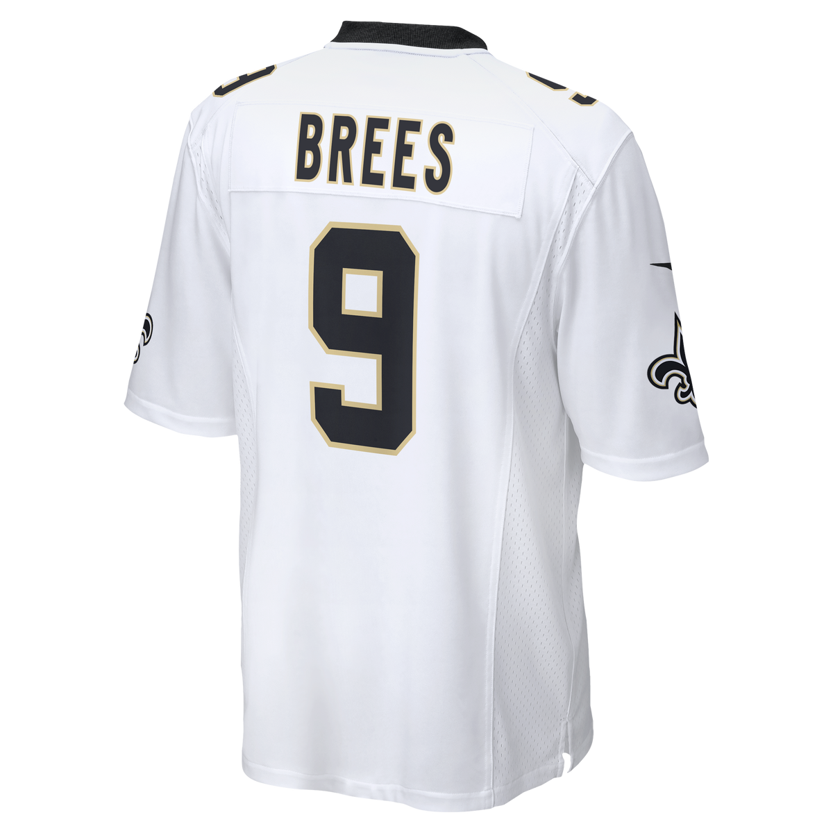 Men's New Orleans Saints Drew Brees Nike  Black Team Game Jersey
