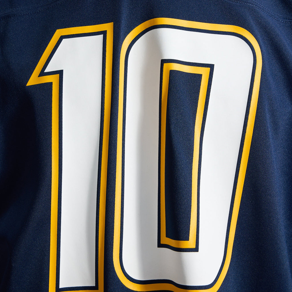 Men's Los Angeles Chargers Justin Herbert Nike Gold Alternate Charger Power Game Player Jersey