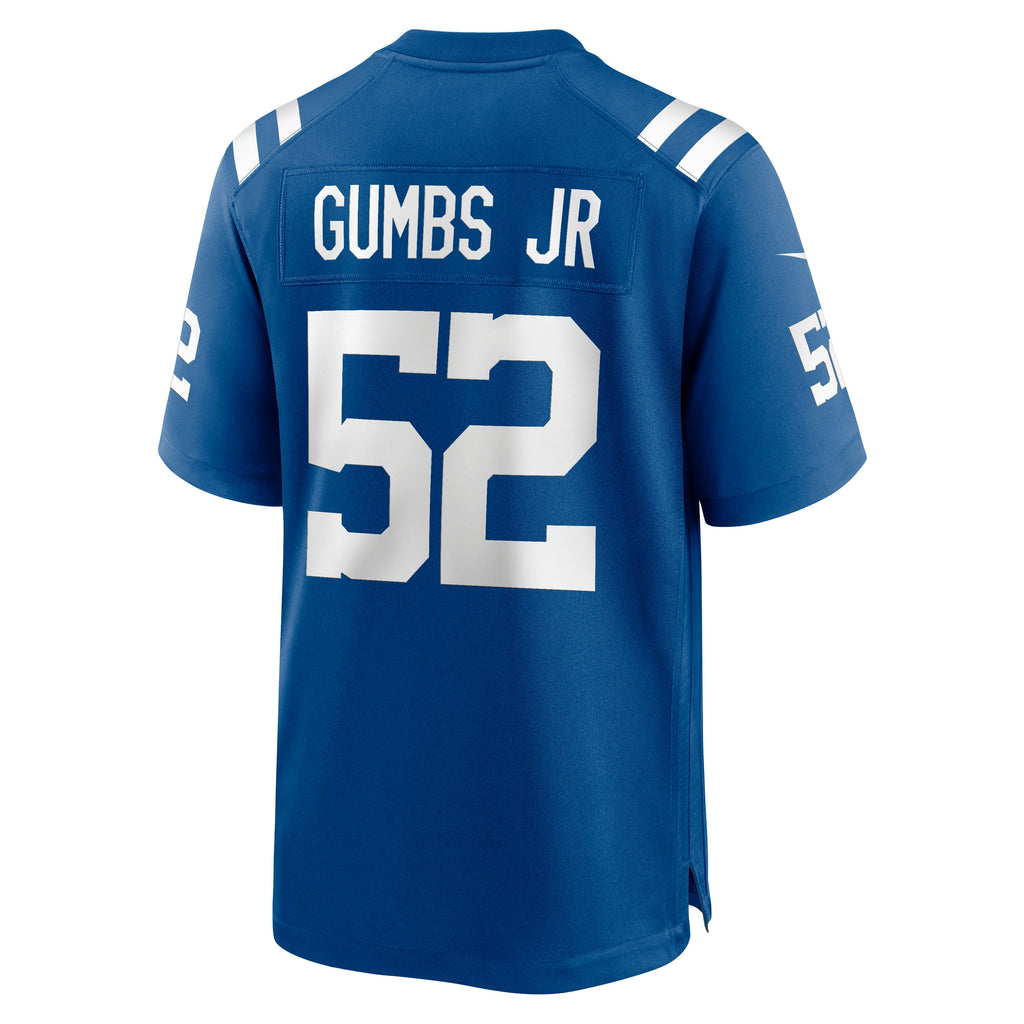 Men's Indianapolis Colts George Gumbs Jr. Nike Royal Team Game Jersey