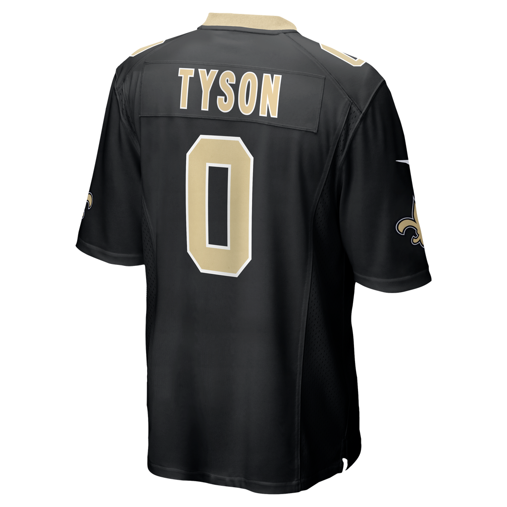 Men's New Orleans Saints Jordyn Tyson Nike Gold Alternate Game Jersey