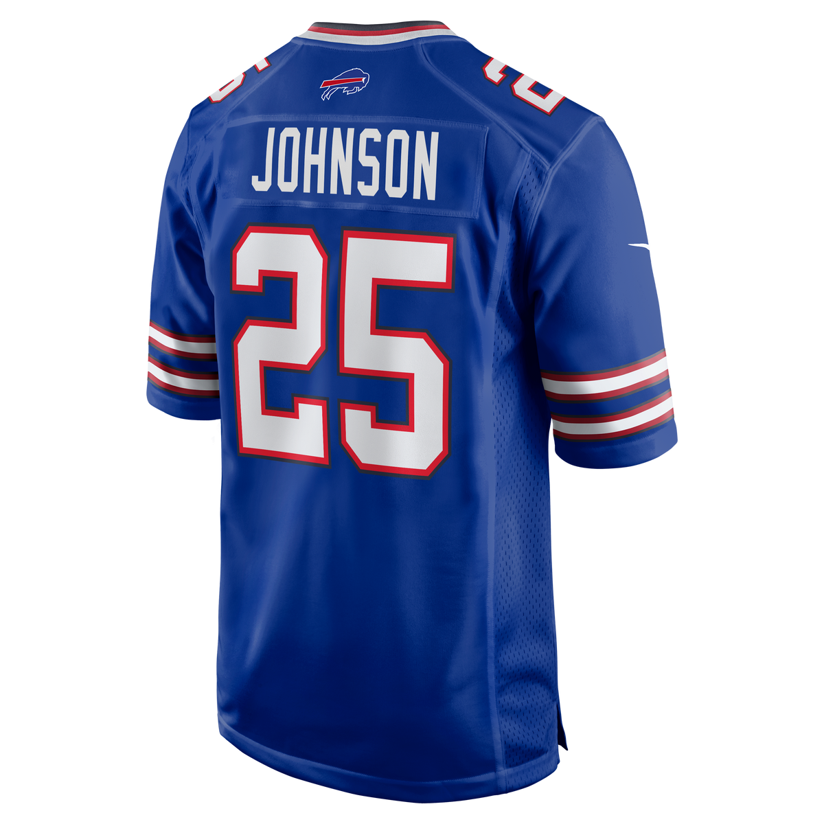 Men's Buffalo Bills Ty Johnson Nike Royal Team Game Jersey
