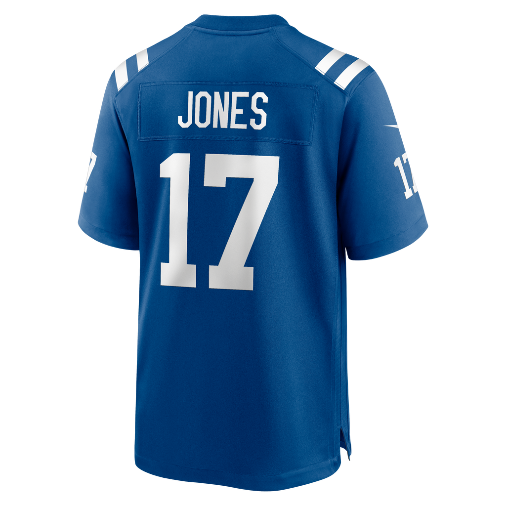 Men's Indianapolis Colts Daniel Jones Nike  White Game Jersey