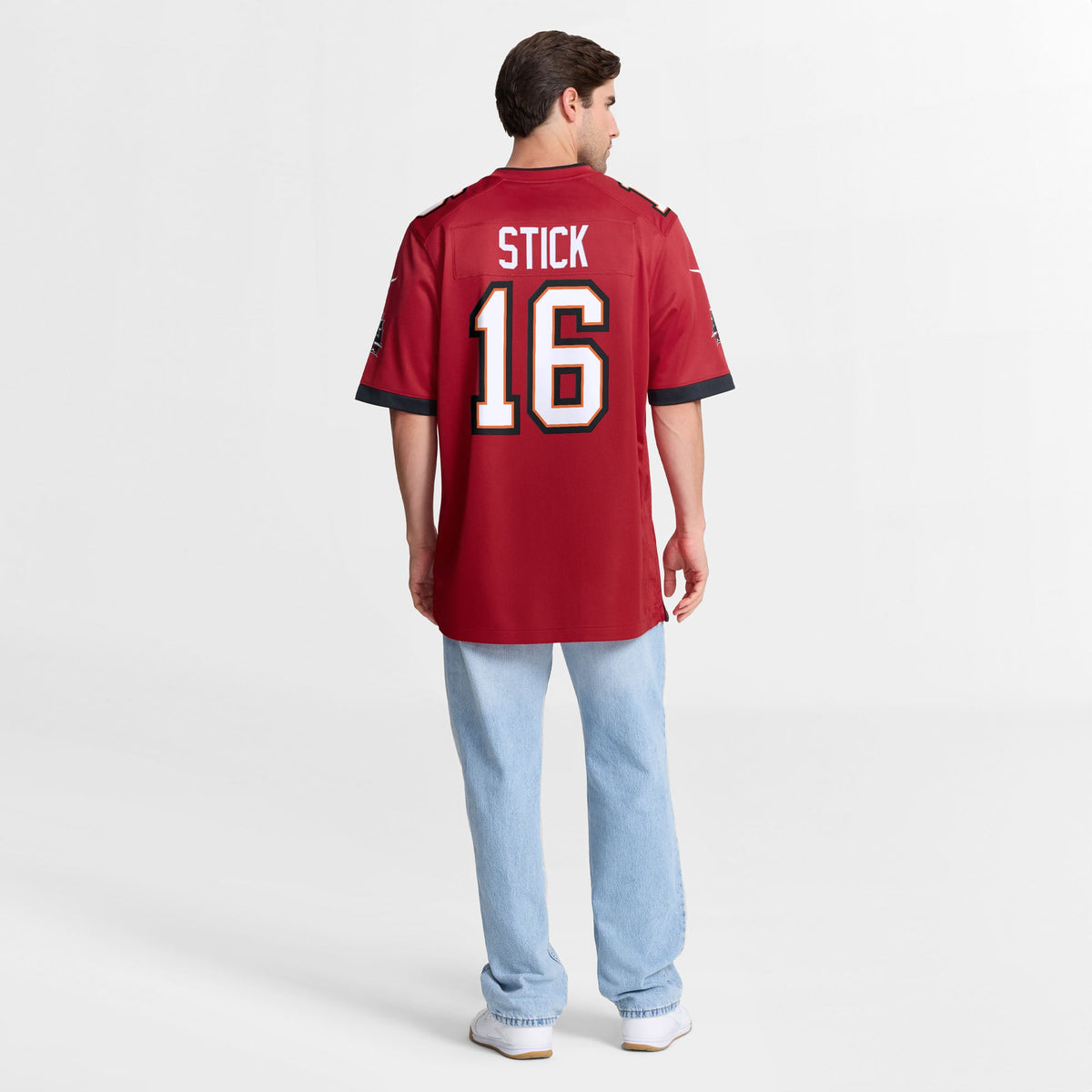 Men's Tampa Bay Buccaneers Easton Stick Nike Red Team Game Jersey