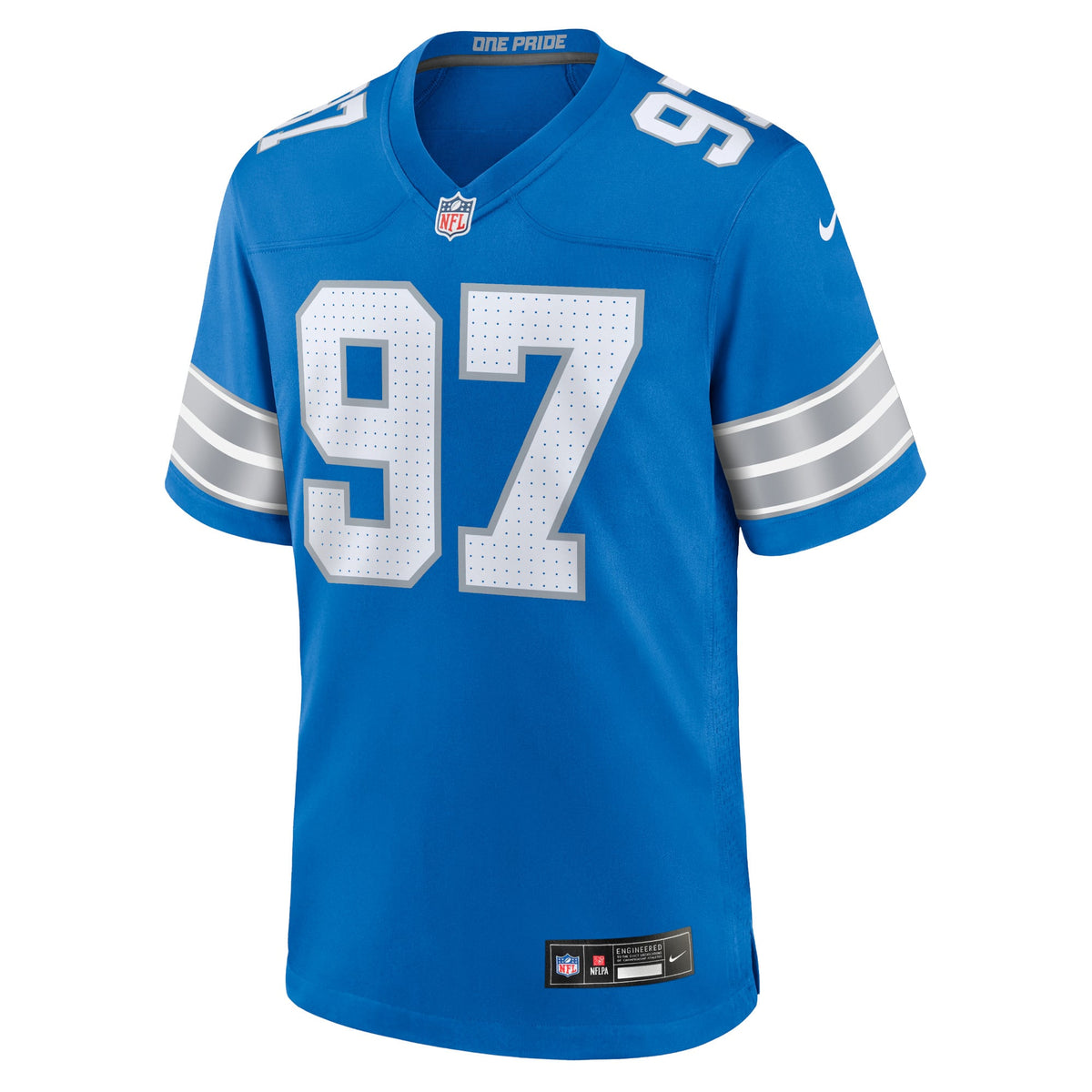 Men's Detroit Lions Aidan Hutchinson Nike White Game Jersey