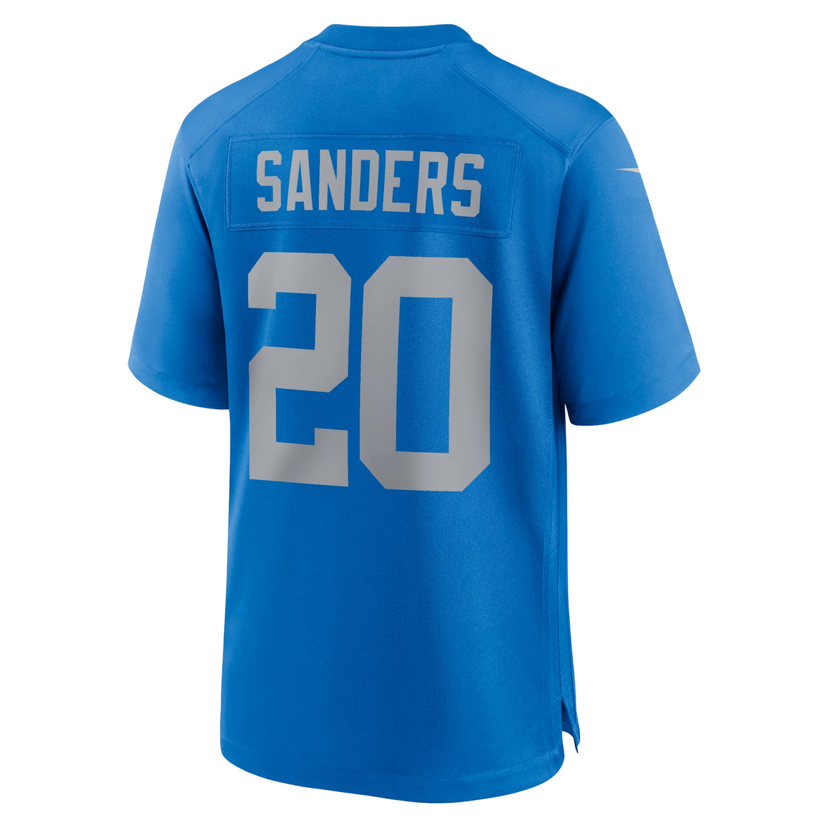 Men's Detroit Lions Barry Sanders Nike  Blue Alternate Game Jersey