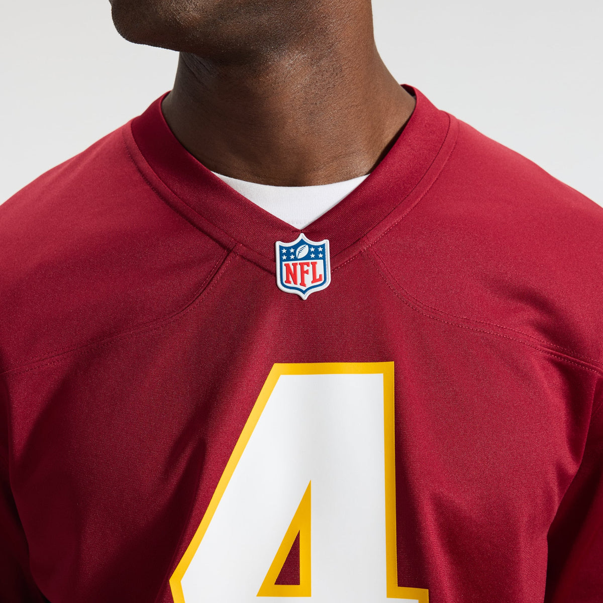 Men's Washington Commanders Frankie Luvu Nike White Game Super Bowl Era Jersey