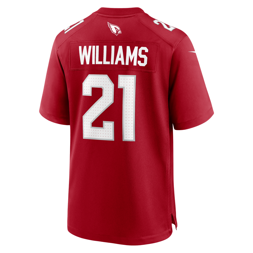 Men's Arizona Cardinals Garrett Williams Nike  Cardinal  Game Jersey