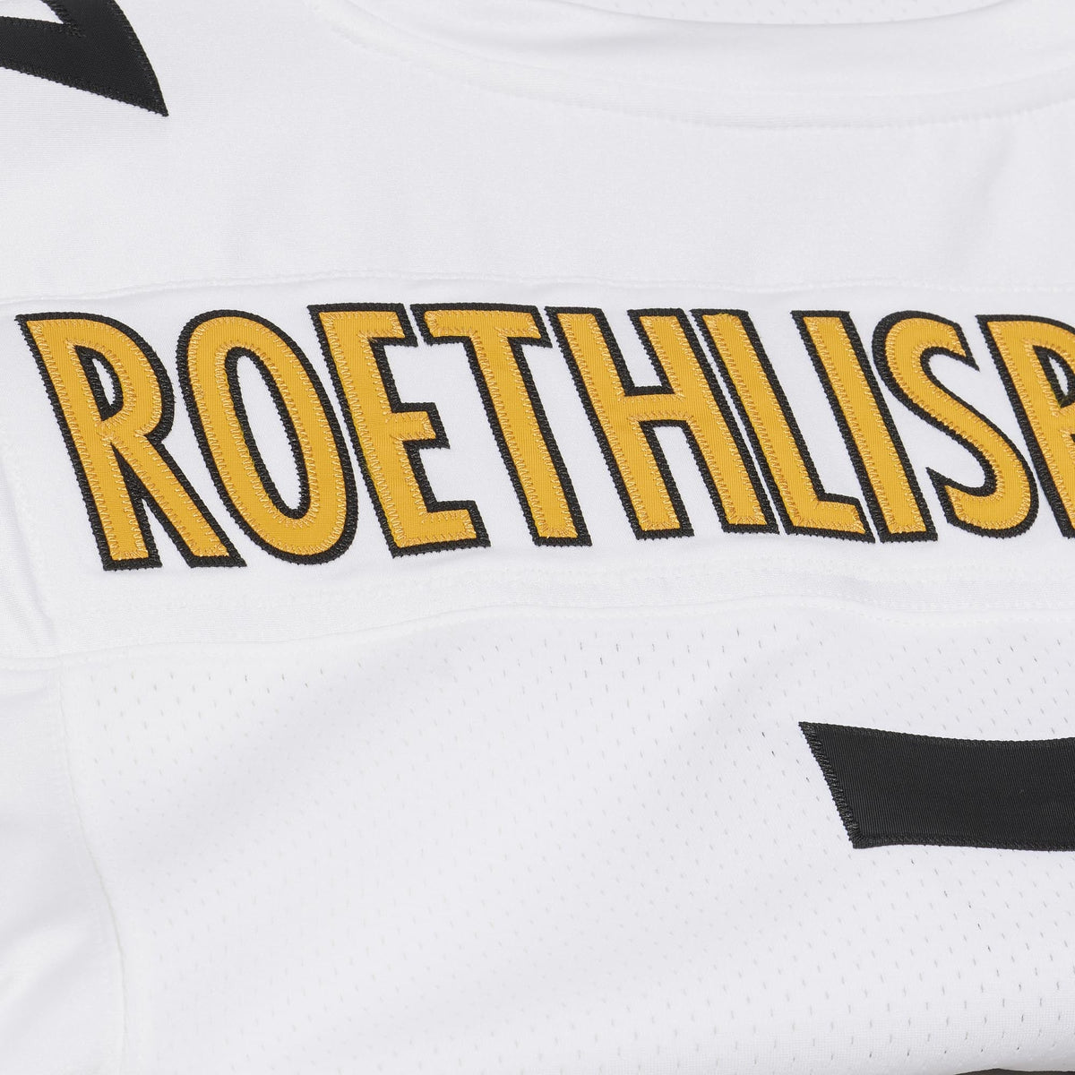 Men's Pittsburgh Steelers Ben Roethlisberger Mitchell & Ness White 2005 Authentic Throwback Jersey