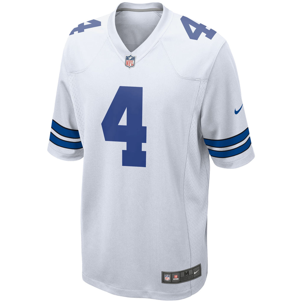 Men's Dallas Cowboys Dak Prescott Nike Navy Game Team Jersey