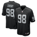 Men's Las Vegas Raiders Maxx Crosby Nike Black Game Jersey