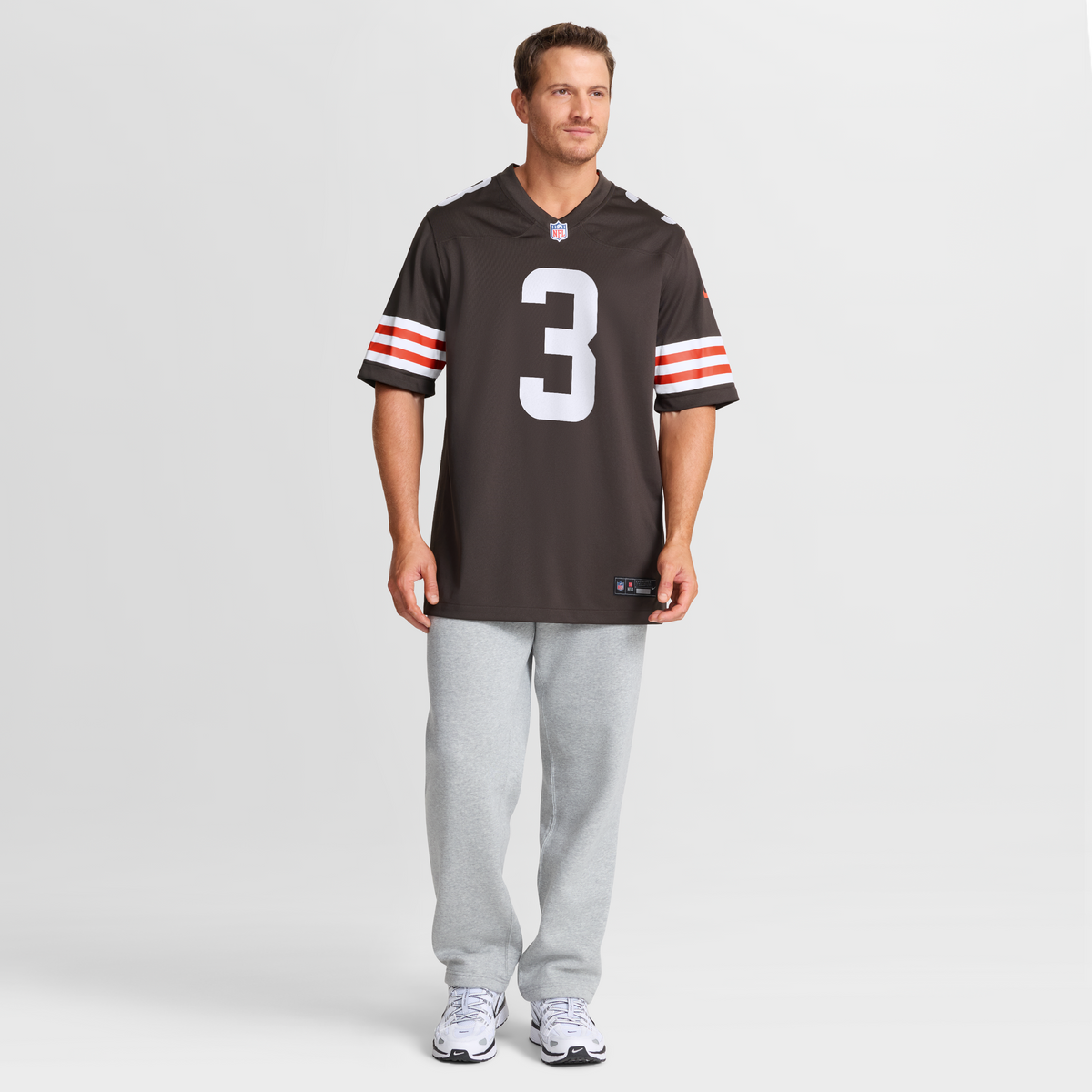 Men's Cleveland Browns Marquise Goodwin Nike  Brown Team Game Jersey