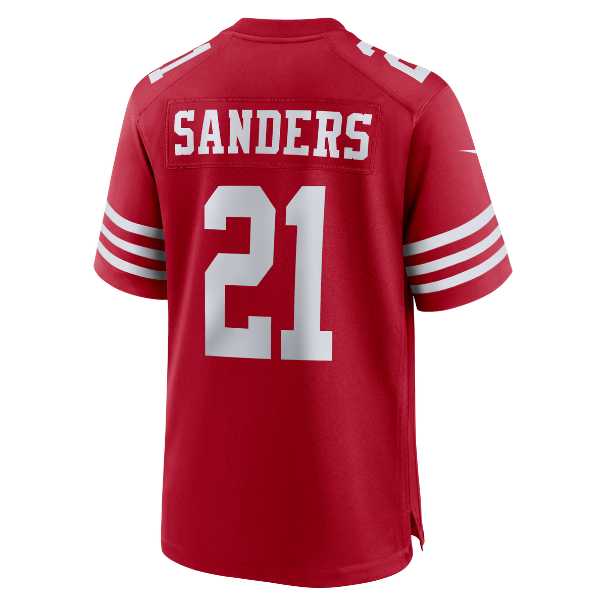 Men's San Francisco 49ers Deion Sanders Nike  Scarlet Team Retired Player Game Jersey