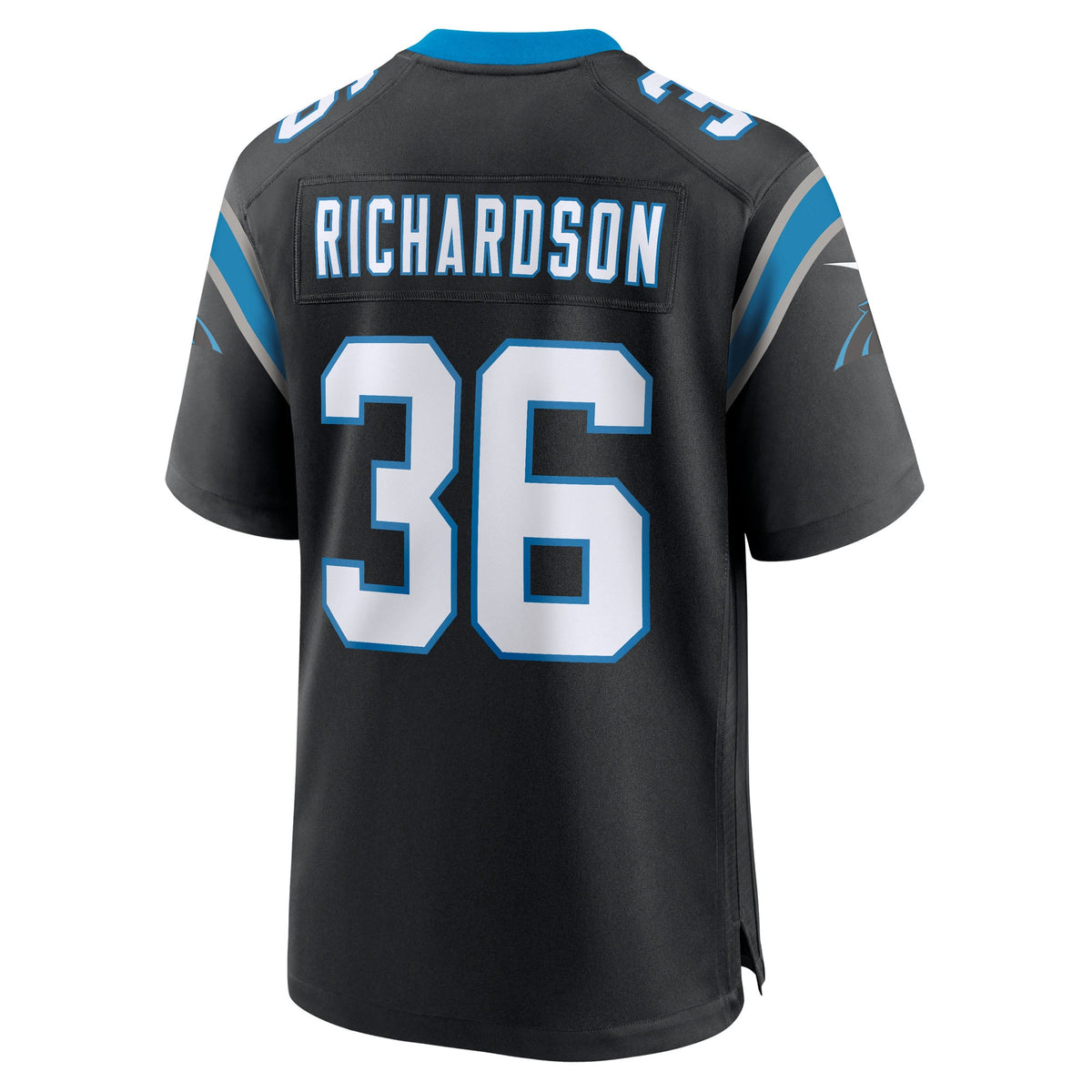 Men's Carolina Panthers Demani Richardson Nike  Black Team Game Jersey