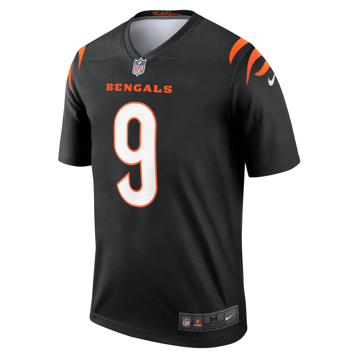 Men's Cincinnati Bengals Joe Burrow Nike Black Legend Player Performance Top