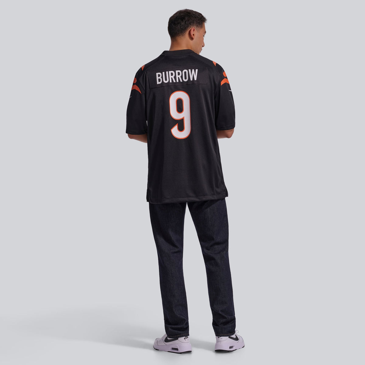 Men's Cincinnati Bengals Joe Burrow Nike Black Player Game Jersey