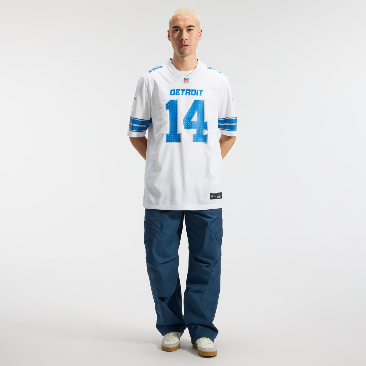 Men's Detroit Lions Amon-Ra St. Brown Nike Black 2nd Alternate Game Jersey