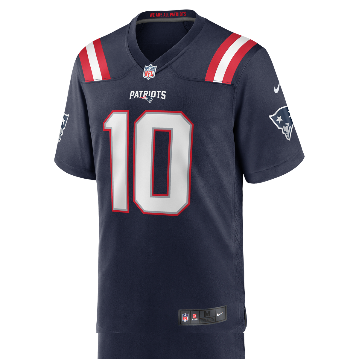 Men's New England Patriots Drake Maye Nike Navy  Player Game Jersey